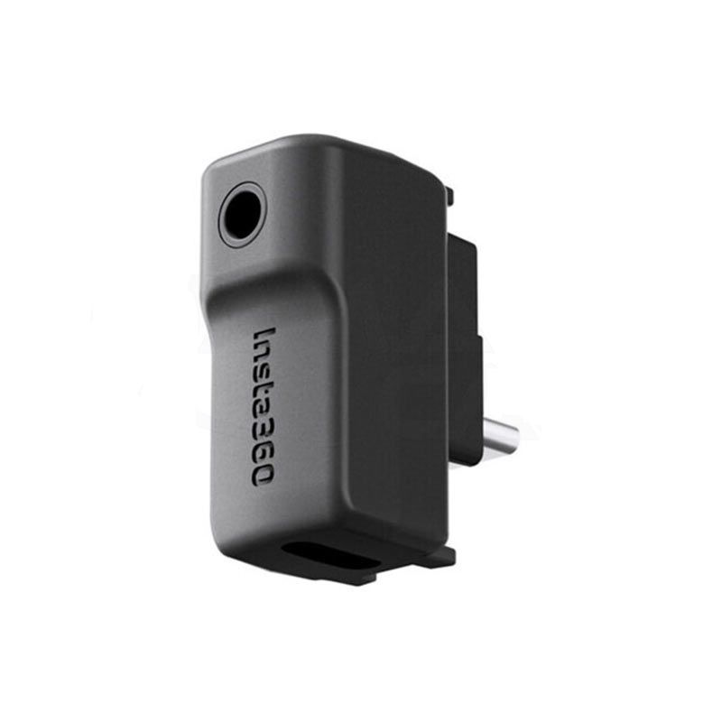 بهترین قیمت برای خرید آداپتور میکروفون اینستا ۳۶۰ ایکس Insta360 X3 Mic Adapter 3or ONE RS 360| مشاوره رایگان و تخصصی ☎️0217356