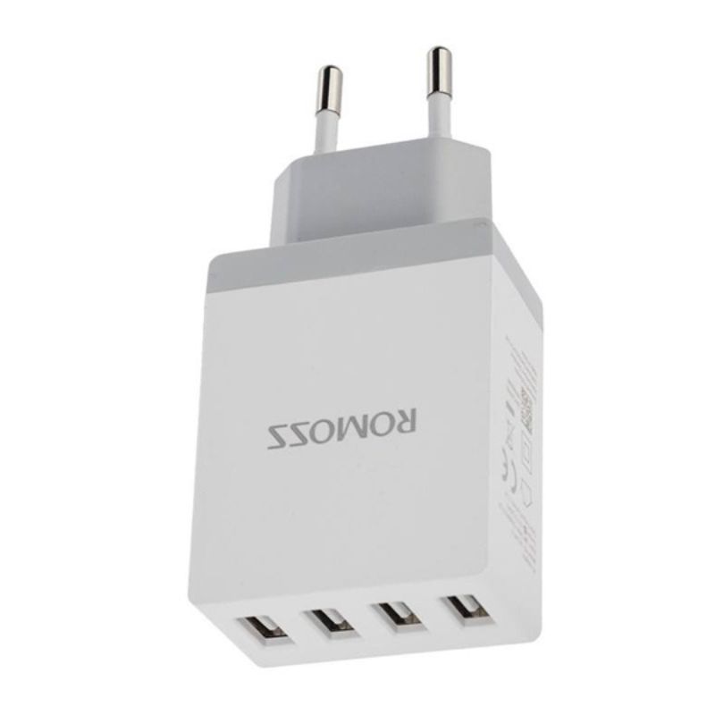بهترین قیمت برای خرید شارژر دیواری روموس Romoss AC14P-E Power Cube 4 wall charger| مشاوره رایگان در نورنگار ☎️ 0217356