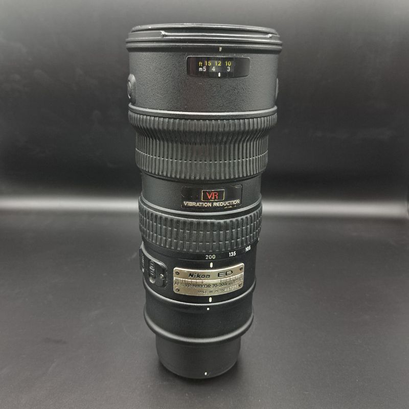 لنز نیکون دست دوم Nikon AF-S 70-200 mm 2.8 G ED VR(جعبه ندارد)