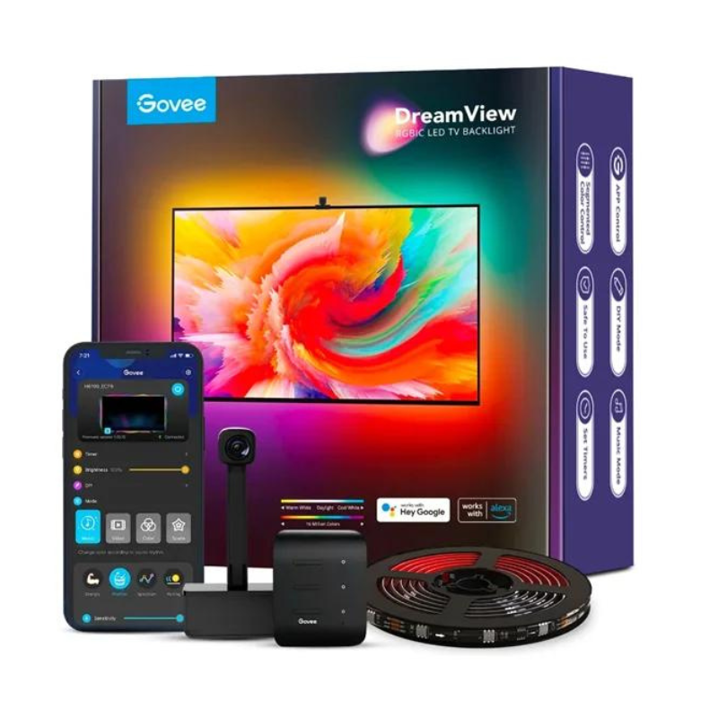 بهترین قیمت برای ریسه هوشمند گووی Govee DreamView T1 TV Backlight H6199 | مشاوره رایگان و تخصصی خرید در نورنگار ☎️0217356