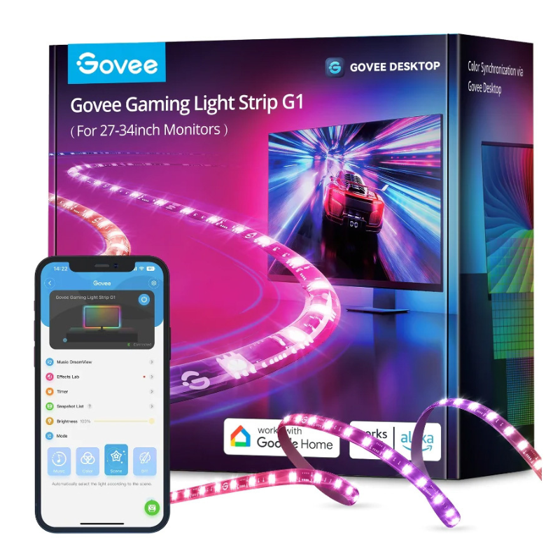 بهترین قیمت برای ریسه هوشمند گووی Govee Gaming Light Strip G1 H6609 | مشاوره رایگان و تخصصی خرید در نورنگار ☎️0217356