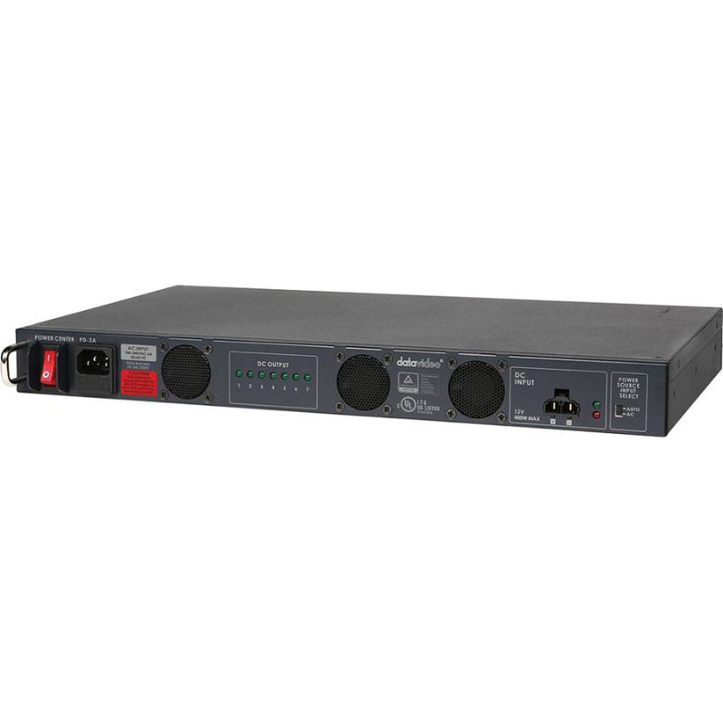 بهترین قیمت برای خرید منبع تغذیه 400 وات دیتاویدئو Datavideo PD-2A Power Center✅ مشاوره رایگان در نورنگار ☎️0217356