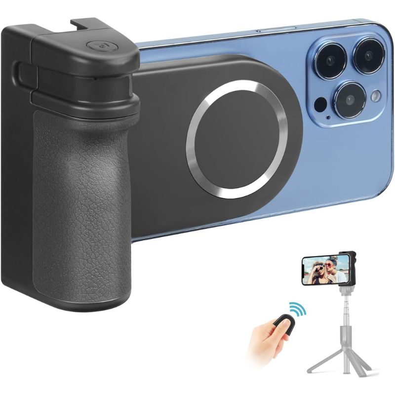 بهترین قیمت نگهدارنده بی سیم موبایل اربیس Aerbeis Magnetic Camera Bluetooth Bracket | مشاوره رایگان ☎️ 0217356
