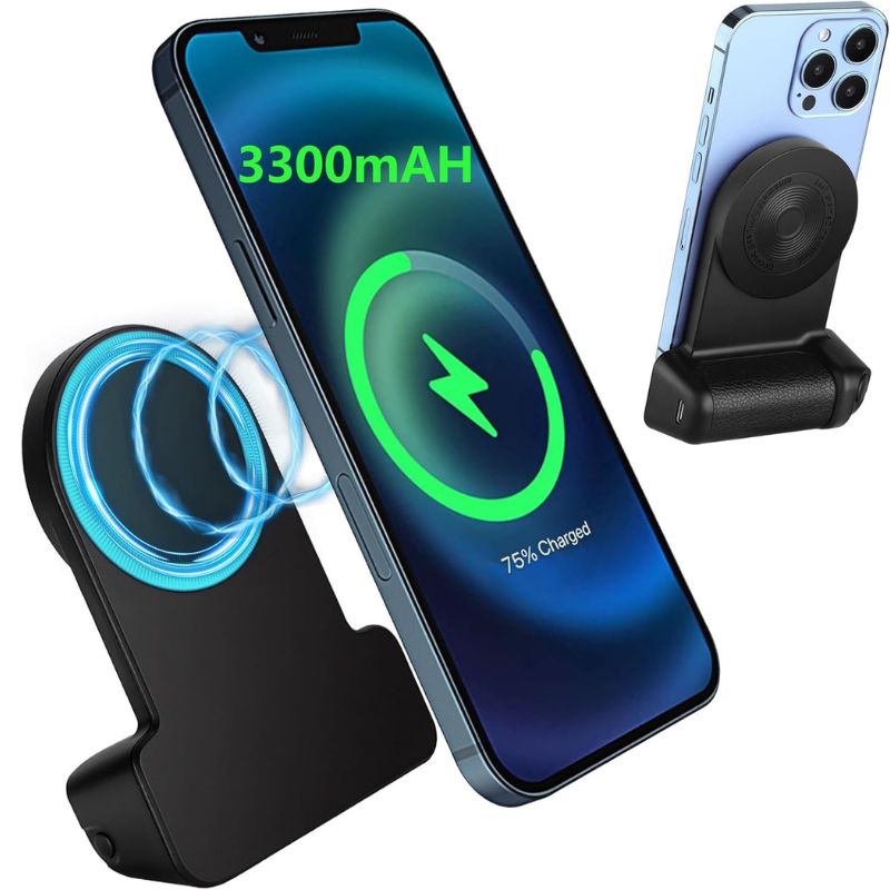 بهترین قیمت نگهدارنده بی سیم مغناطیسی گوشی Aerbeis Magnetic Camera Handle Bluetooth Bracketمشاوره رایگان ☎️0217356