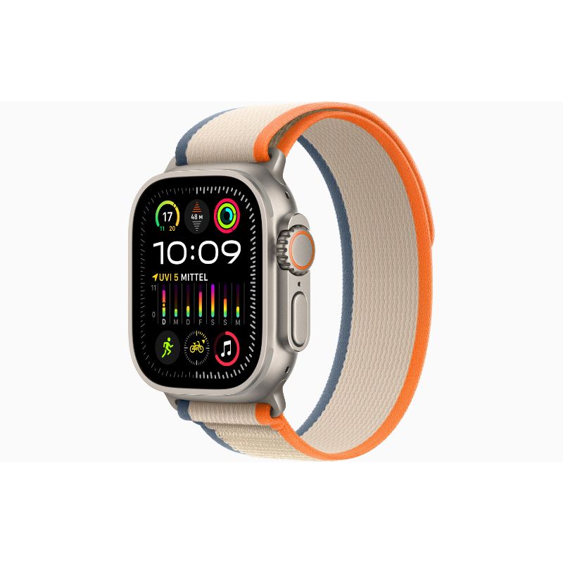 بهترین قیمت برای خرید ساعت هوشمند اپل واچ اولترا 2 Apple Watch Ultra 2 Orange/Beige Trail Loop M/L | مشاوره رایگان و تخصصی 0217356