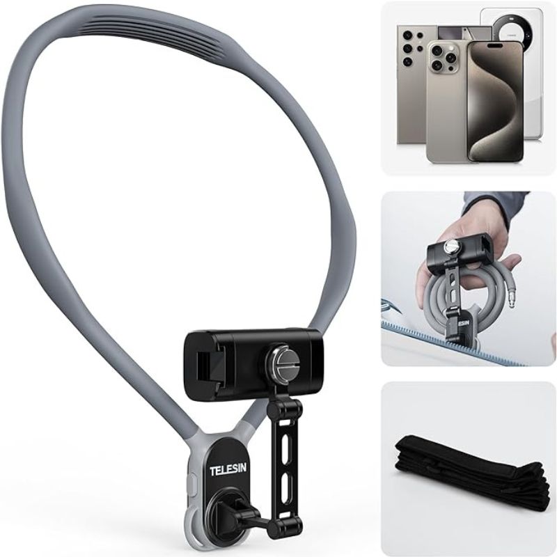 | بهترین قیمت برای خرید هولدر موبایل گردنی تلسینTelesin Neck Phone Holder در نورنگار مشاوره رایگان ☎️ 0217356