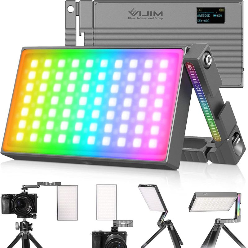 بهترین قیمت برای نور ال ای دی اولانزی Ulanzi VIJIM R70 RGB LED Video Light ✅ مشاوره رایگان و تخصصی در نورنگار ☎️ 0217356