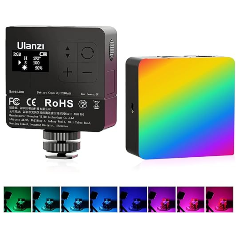 بهترین قیمت برای ویدئو لایت اولانزی ULANZI VL49 Pro RGB Video Light ⭐ مشاوره رایگان و تخصصی تحویل سریع | مشخصات فنی ☎️ 0217356