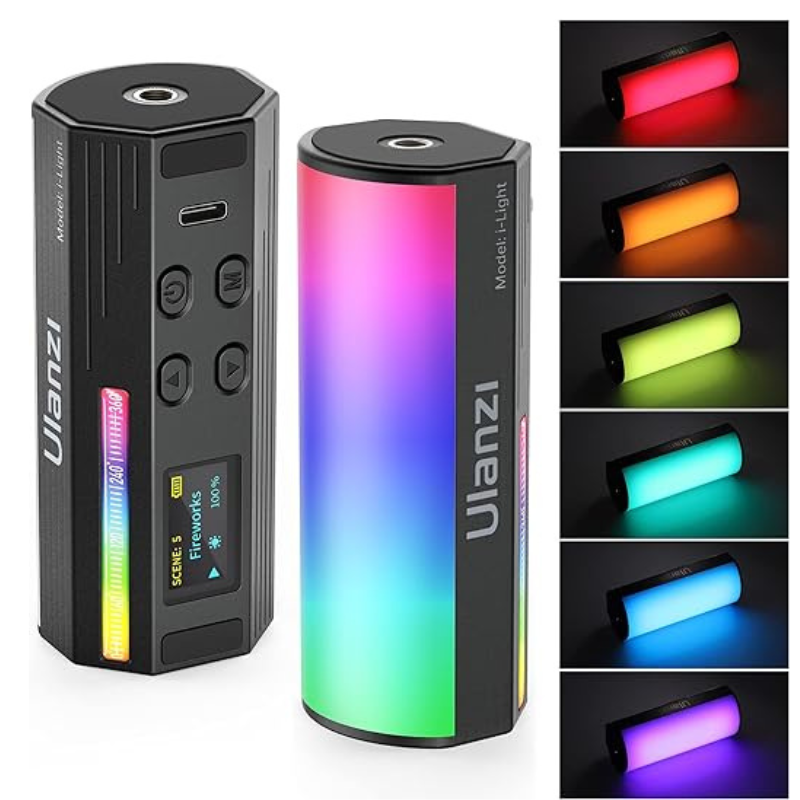 ویدئو لایت اولانزی ULANZI Handheld Light Wand 360° RGB LED Video Light