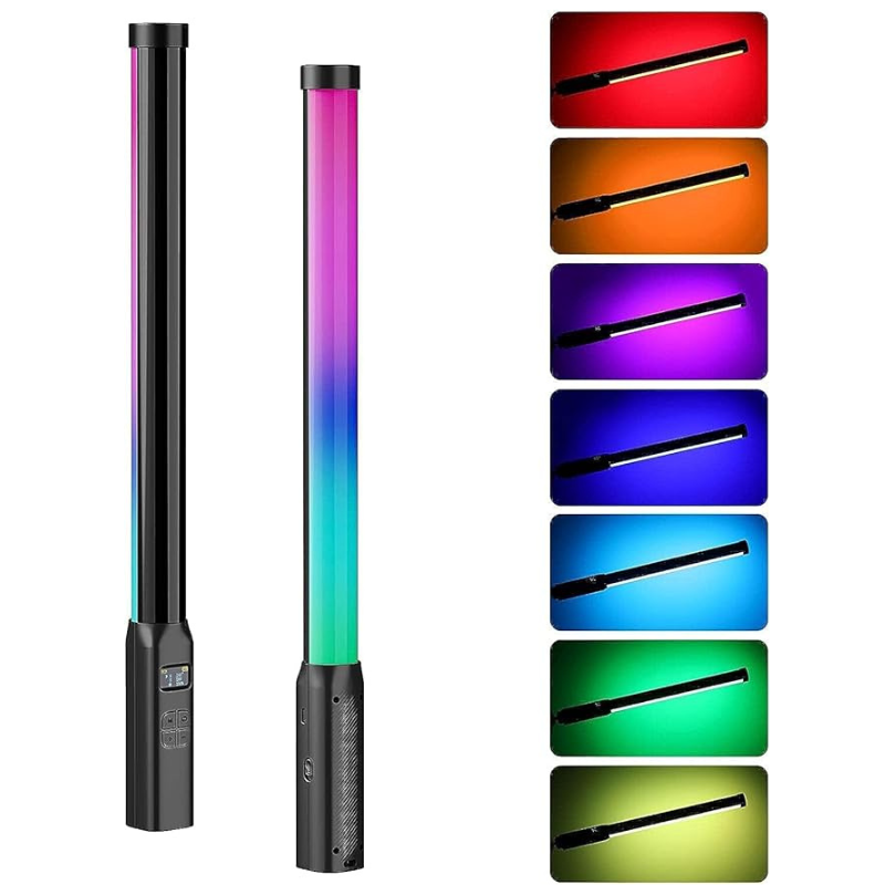 بهترین قیمت برای نور باتومی اولانزی Ulanzi VL119 RGB Tube Light Handheld LED Video Light ⭐ مشاوره رایگان و تخصصی | مشخصات فنی ☎️ 0217356