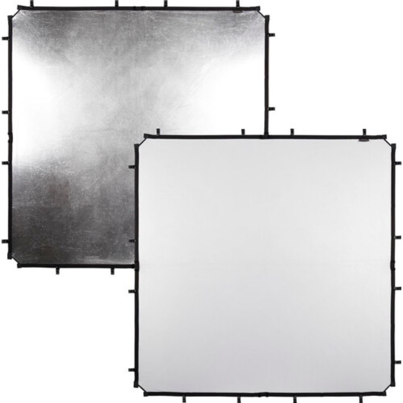 بهترین قیمت برای خریدرفلکتور Manfrotto SkyRapid Fabric 1.5x1.5m Silver/White 5 x 5⭐ در نورنگار ☎️0217356
