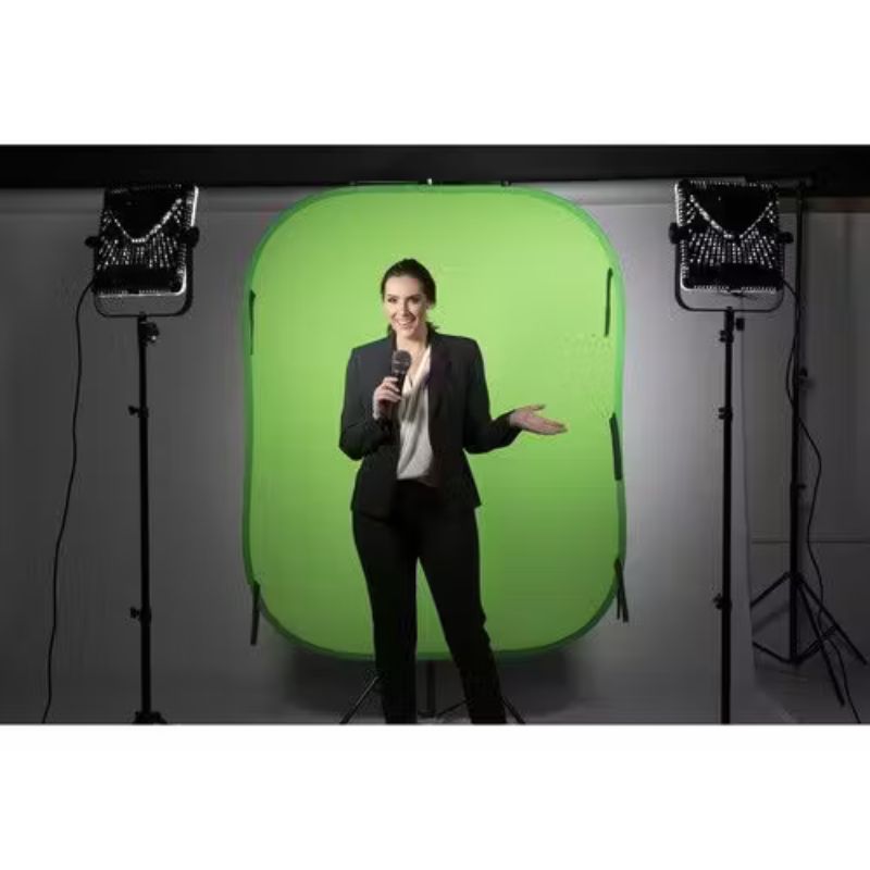 بک گراند مانفروتو Manfrotto Chromakey Collapsible Background 6x9 Green