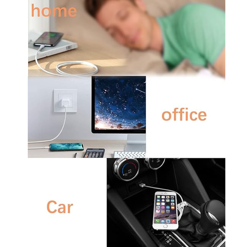 کابل شارژر آیفون Ellies Apple MFi Certified iPhone Charger Cord