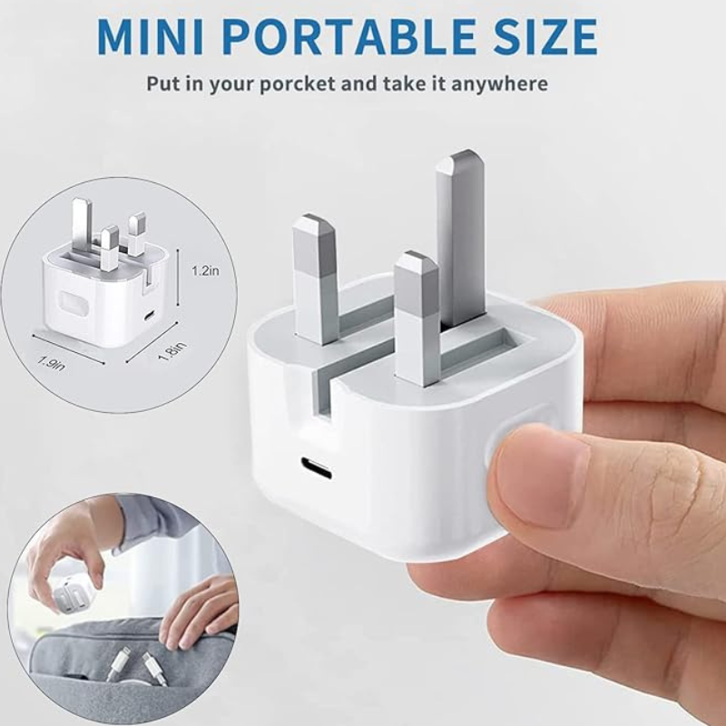 آداپتور 20 وات Case Logic 20W USB C to Lightning Cable