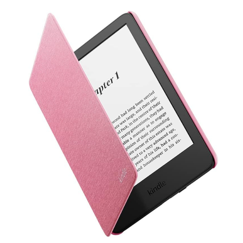 بهترین قیمت برای خرید کاور چرمی کتاب خوان آمازون Amazon Kindle Fabric Cover 11th Gen Rose | مشاوره تخصصی 021735