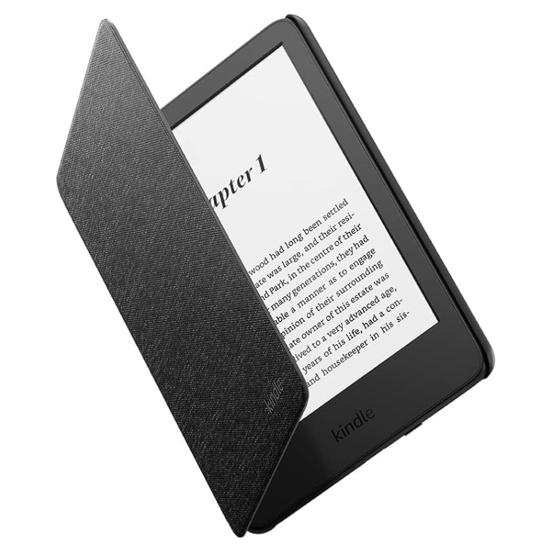 بهترین قیمت برای خرید کاور چرمی کتاب خوان آمازون Amazon Kindle Fabric Cover 11th Gen Black | مشاوره تخصصی 021735