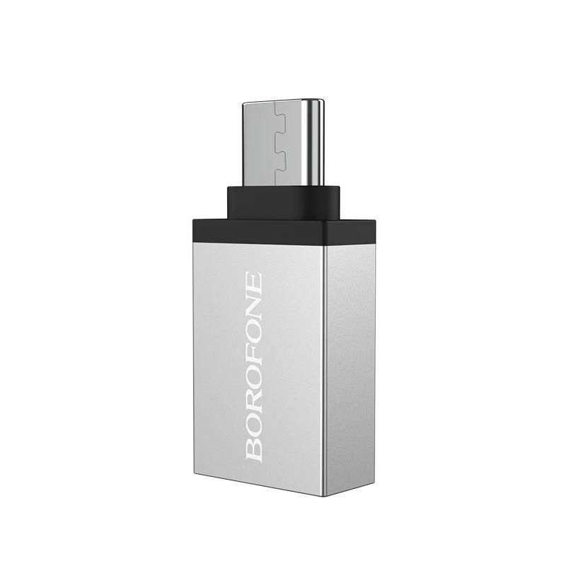 مشخصات + بهترین قیمت برای خرید مبدل یو اس بی بروفون Borofone bv3 USB-C OTG⭐ مشاوره رایگان و تخصصی خرید 0217356
