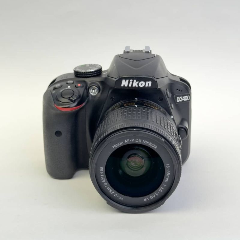 دوربین عکاسی نیکون دست دوم Nikon D3400 Kit 18-55mm f/3.5-5.6 G VR(شات 9200)