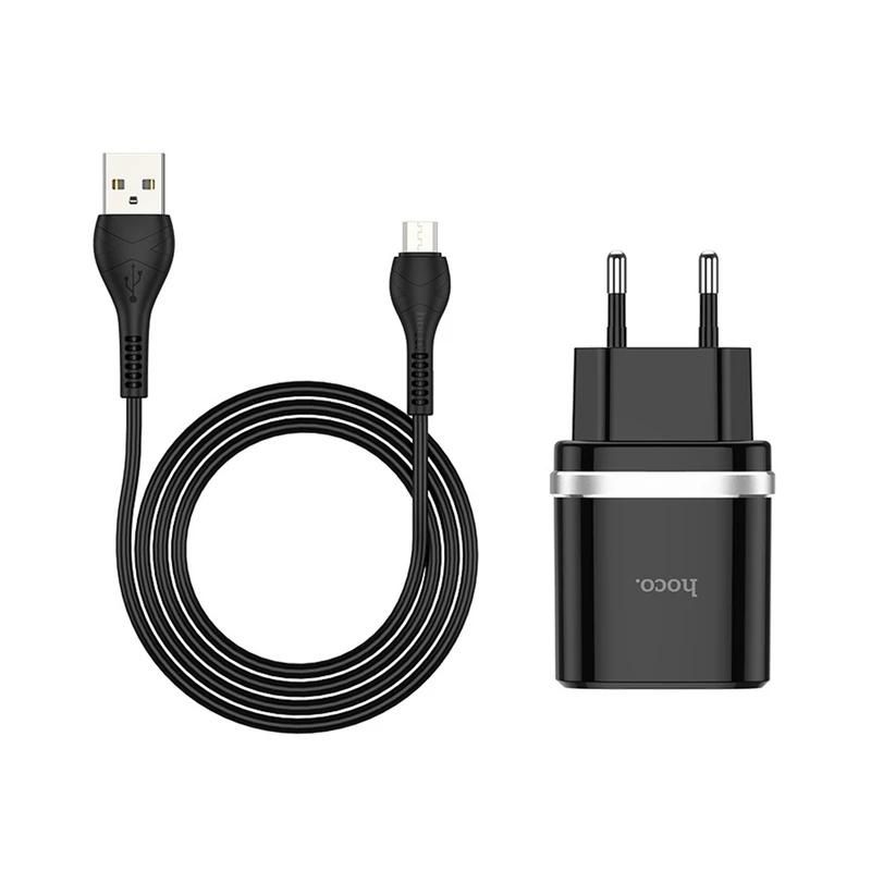 ضمانت سلا مت کالا + تحویل سریع | مشخصات + بهترین قیمت شارژر دیواری هوکو Hoco C12Q Wall Charger | مشاوره و تخصصی ☎️0217356