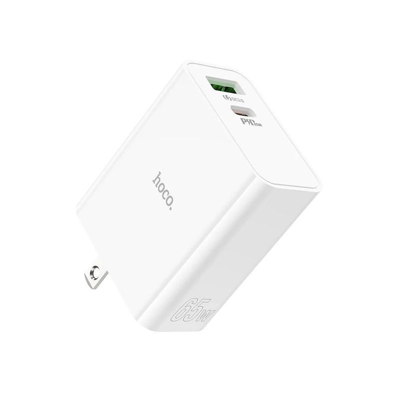 ضمانت سلامت کالا + تحویل سریع | مشخصات + بهترین قیمت شارژر دیواری 65 وات هوکو Hoco C113 USB PD wall Charger | مشاوره و تخصصی 0217356