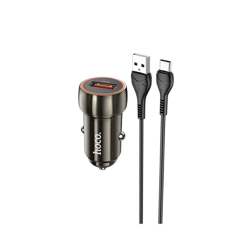 ضمانت سلامت کالا + تحویل سریع | مشخصات + بهترین قیمت شارژر فندکی هوکو Hoco Z46A 20 W Charger with usb-c | مشاوره و تخصصی 0217356