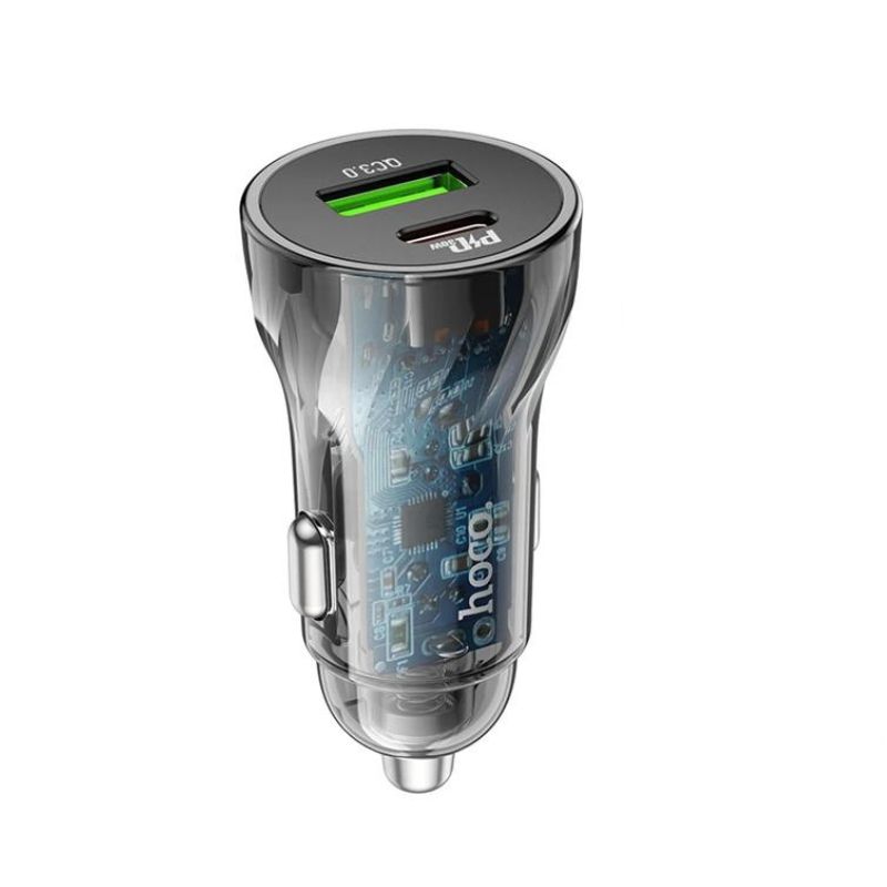 ضمانت سلامت کالا + تحویل سریع | مشخصات + بهترین قیمت شارژر فندکی هوکوHoco Z47A PD+QC3.0 30W Charger | مشاوره و تخصصی 0217356