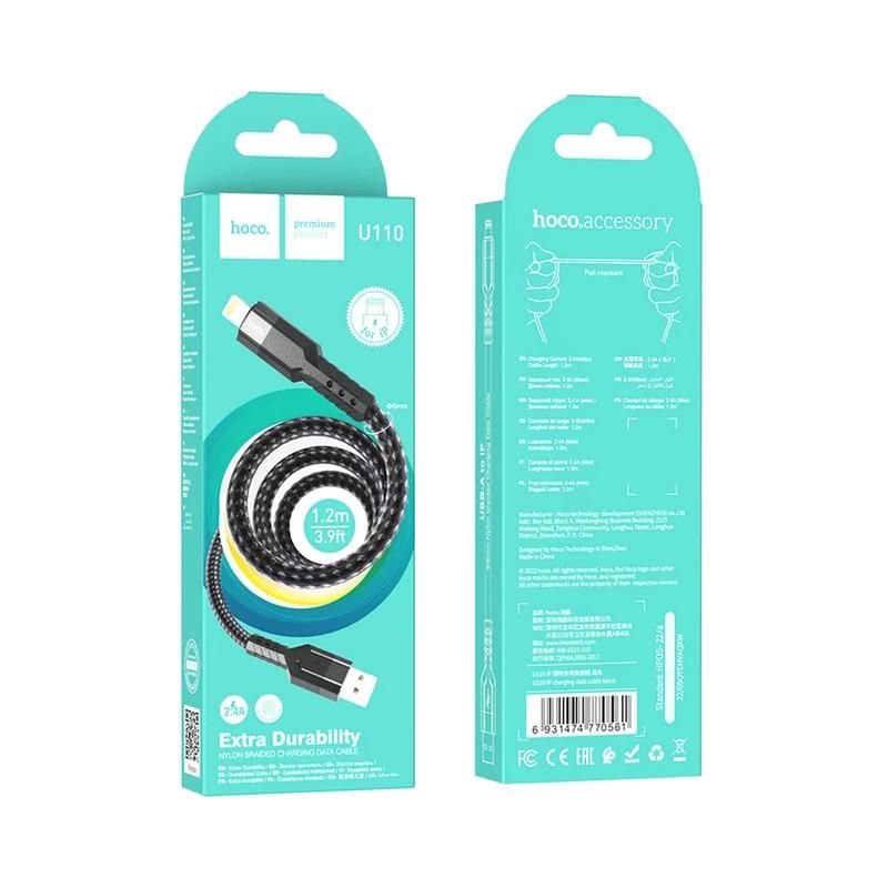 کابل تبدیل هوکو Hoco U110USB to lightning Cable