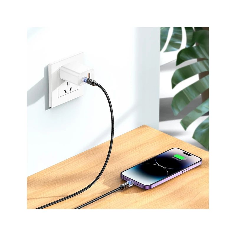 کابل تبدیل هوکو Hoco U122 27W USB-C to lightning Cable