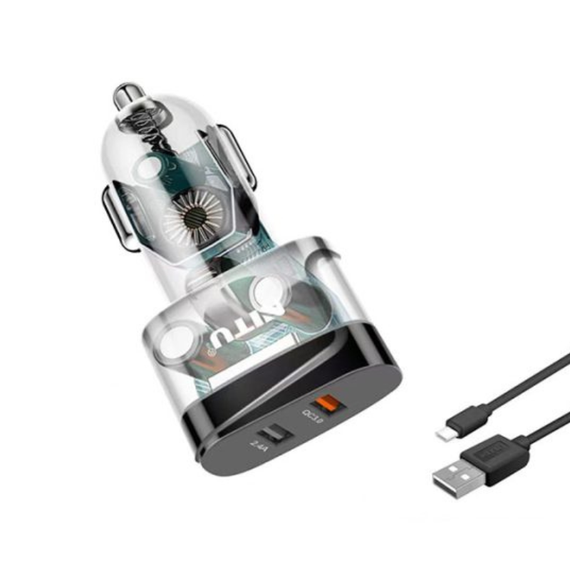 تحویل سریع | مشخصات فنی + بهترین قیمت برای خرید شارژر فندکی 2 پورت نیتو NITU NT-NDC32 Car Charger ⭐ مشاوره رایگان 0217356