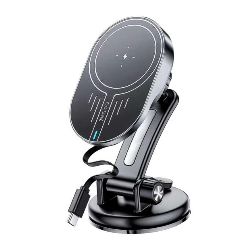 تحویل سریع | هترین قیمت برای خرید هولدر شارژ وایرلس یسیدو Yesido C313 15W Magnet Wireless Charging | مشاوره رایگان 0217356