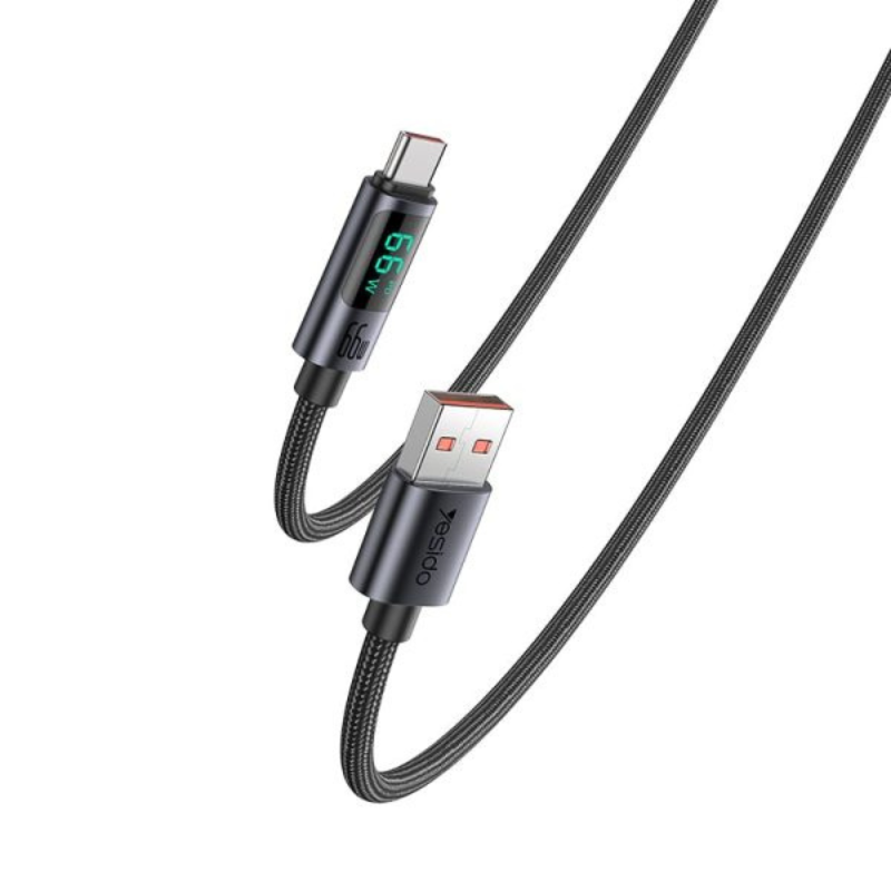 مشخصات فنی + بهترین قیمت برای خرید کابل تبدیل USB به TYPE-C یسیدو Yesido CA122 USB To TYPE-C Cable 1.2M 60W |مشاوره تخصصی 0217356