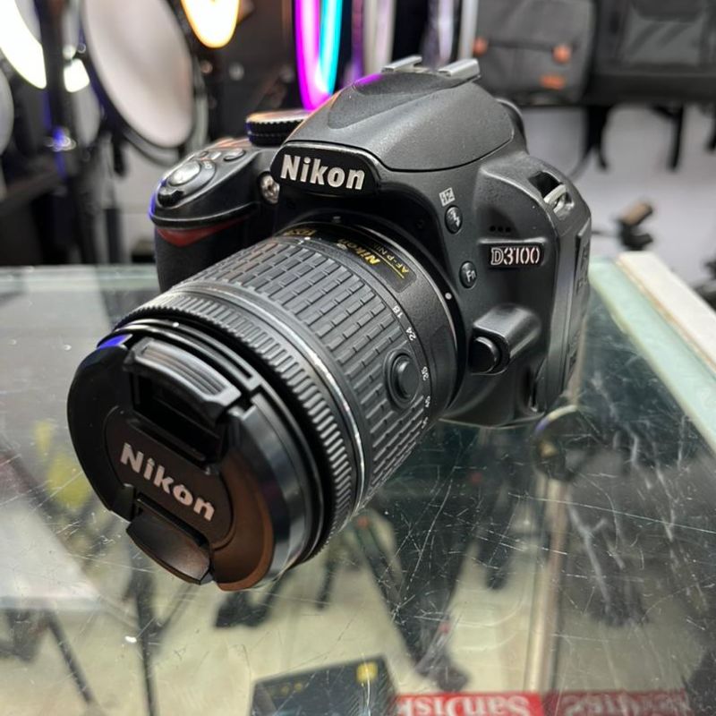 دوربین عکاسی نیکون دست دوم Nikon D3100 Kit 18-55mm f/3.5-5.6 G VR(شات 15000)