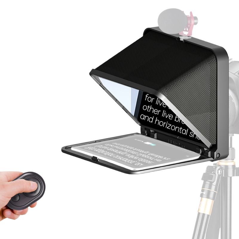 تله پرامپتر برای موبایل تبلت و دوربین‌های حرفه‌ای TC7 Tele Prompter