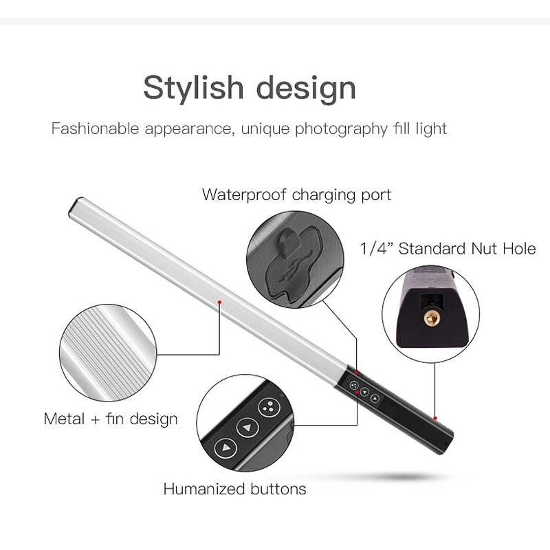 نور باتومی لاکسیو Luxceo Q508A RGBWW LED Video Light