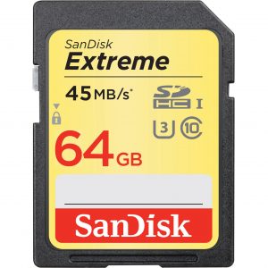 کارت حافظه SanDisk SD 64GB Extreme