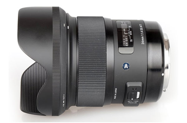 بررسی لنز Sigma 24mm for Canon