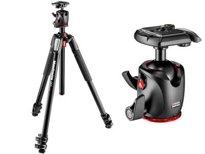 سه پایه Manfrotto 055 Aluminum KIT Ball head