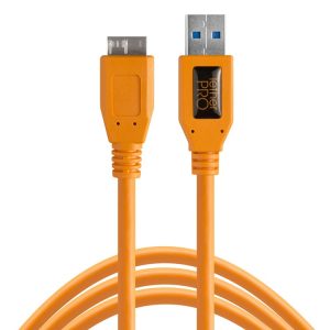 کابل Tether Tools USB 3.0 15' Orange