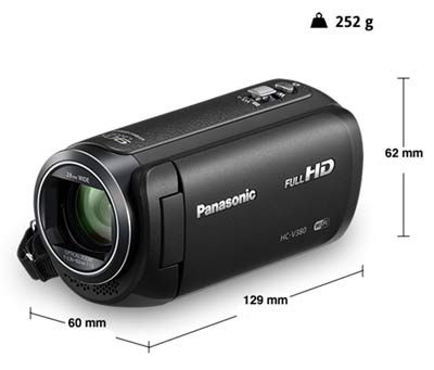 دوربین تصویربرداری پاناسونیک HC-V380 Full HD