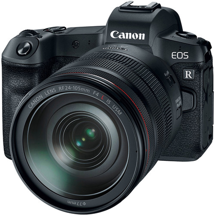 دوربین بدون آینه کانن EOS R با لنز 24-105 میلی‌متر
