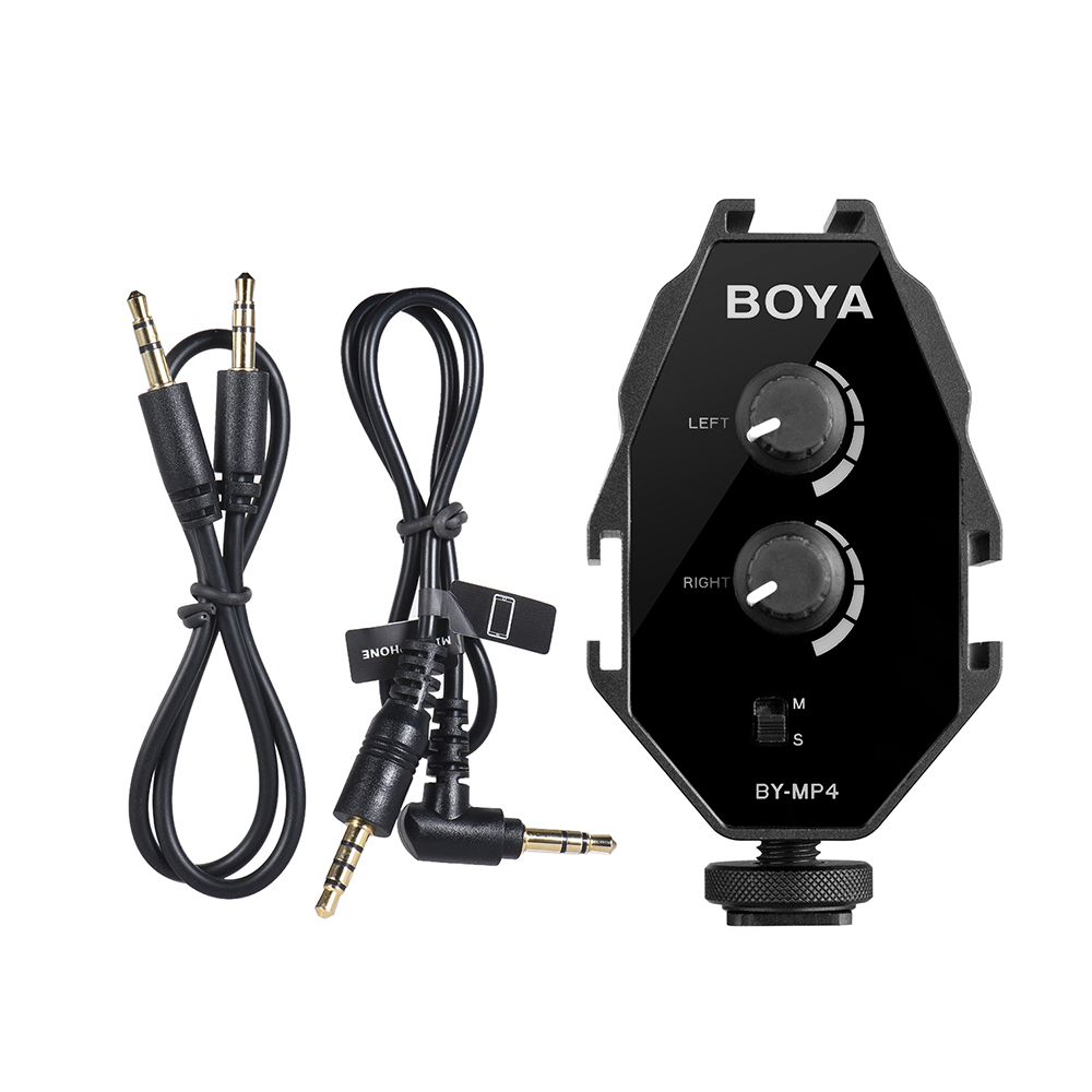 Boya Audio Adapter BY-MP4 Audio Microphone