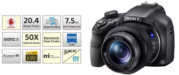 مشخصات دوربین سونی DSC-HX400v
