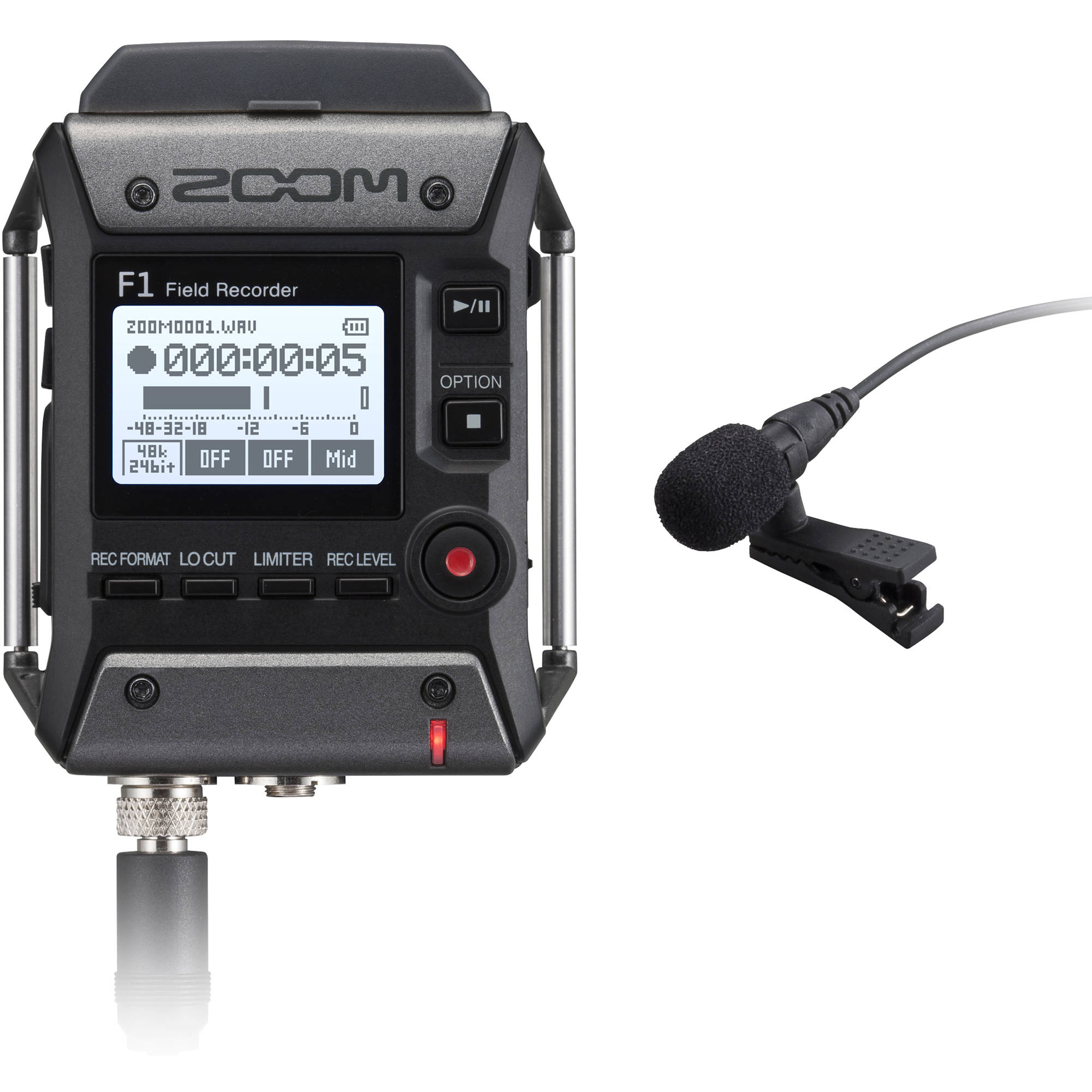 ميکروفن و رکوردر زوم Zoom F1-SP 2-Input/2-Track Portable Field Recorder with Shotgun Microphone