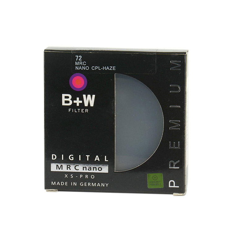 B W Circular-Pol 72 mm Lens Filter