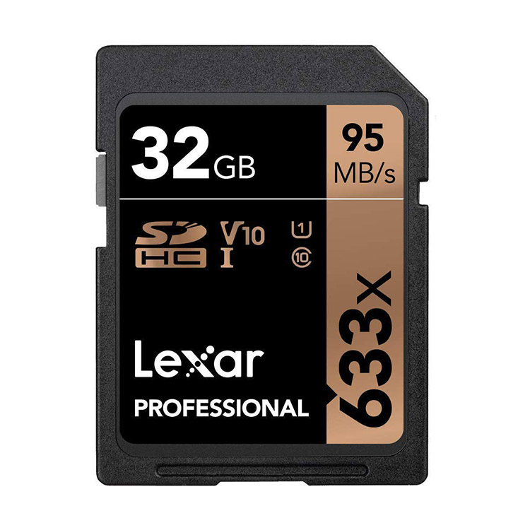 کارت حافظه لکسار LEXAR SD 633X 32GB U1