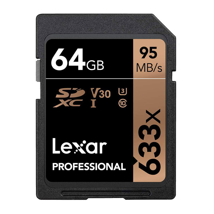 کارت حافظه لکسار LEXAR SD 633X 64GB U3