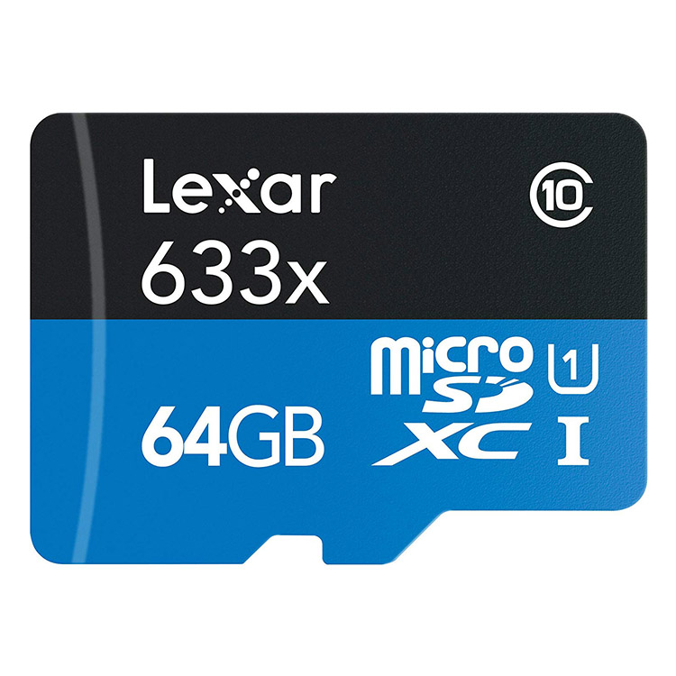 کارت حافظه لکسار LEXAR Micro SD 633X 64GB