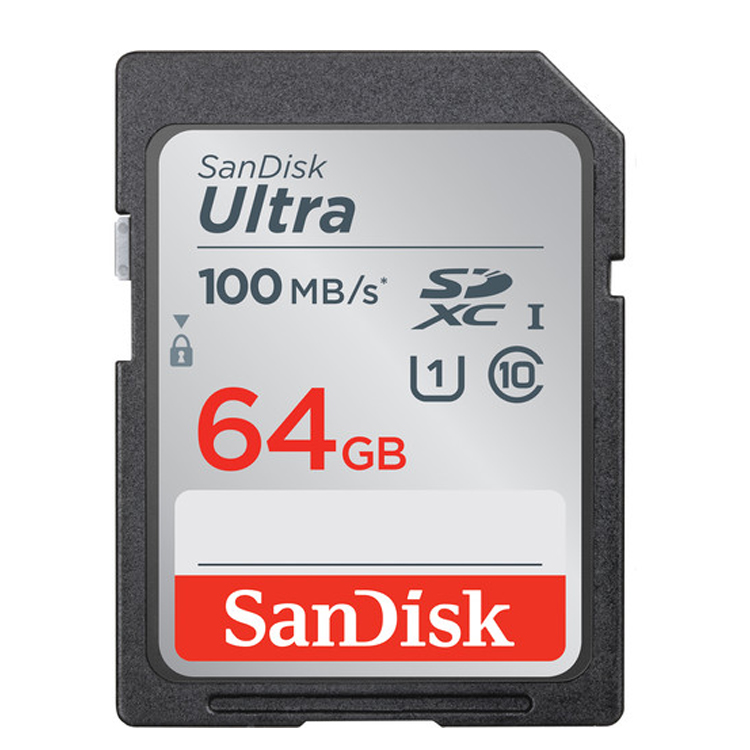 کارت حافظه سندیسک SanDisk 64GB Ultra SDHC 100MB/s