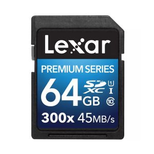 کارت حافظه لکسار LEXAR SD 300X 64GB U1 300X