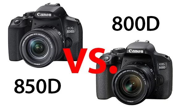 مقایسه‌ای بین دوربین Canon EOS 850D و Canon EOS 800D